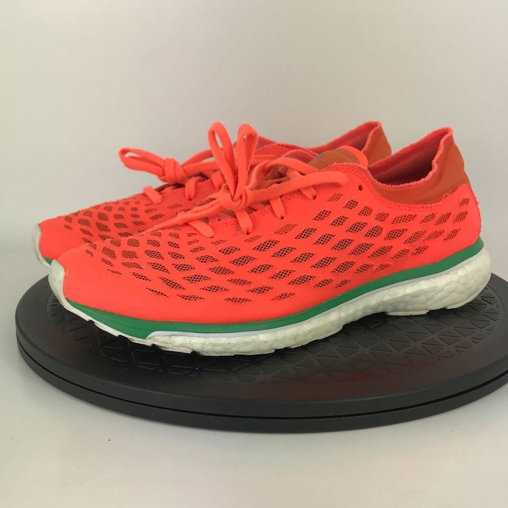 Adidas Stella McMartney Adizero Adios Orange Running Shoes CM8609 Women's Size 7